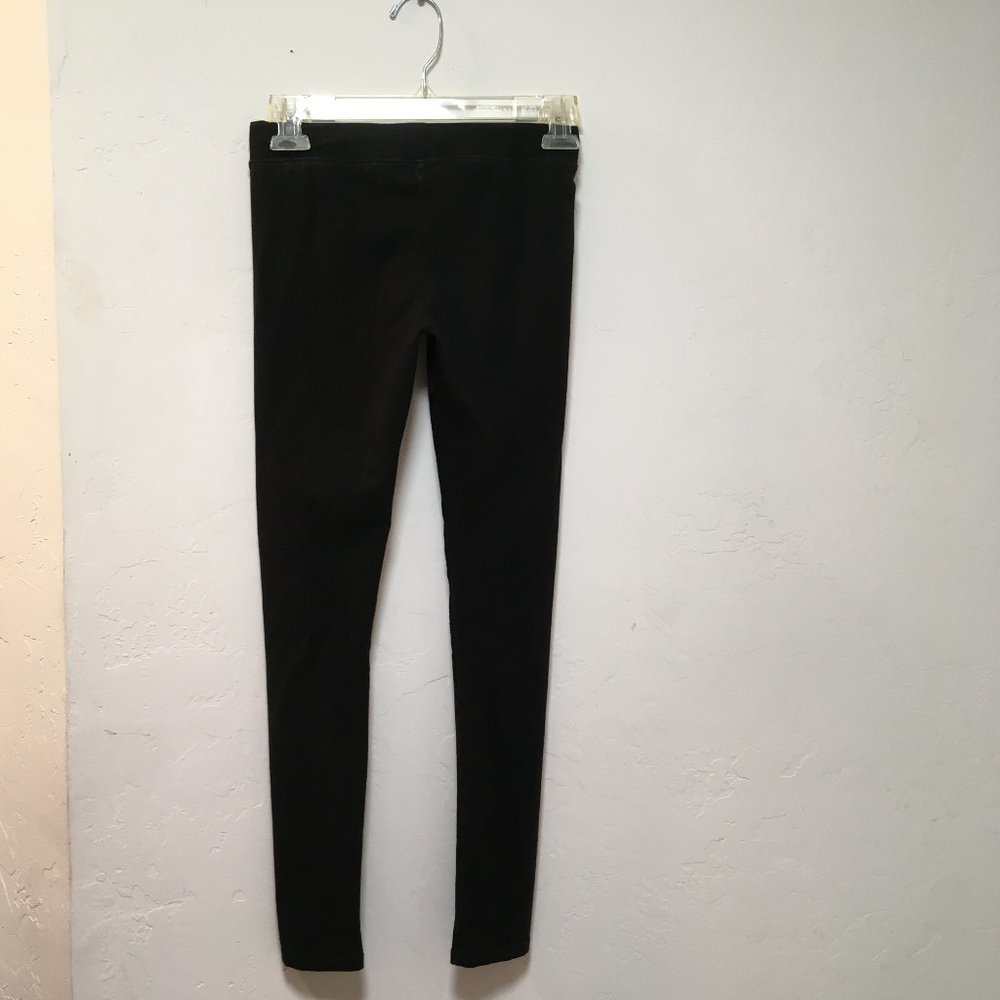 Black Cotton Spandex Leggings Size Small